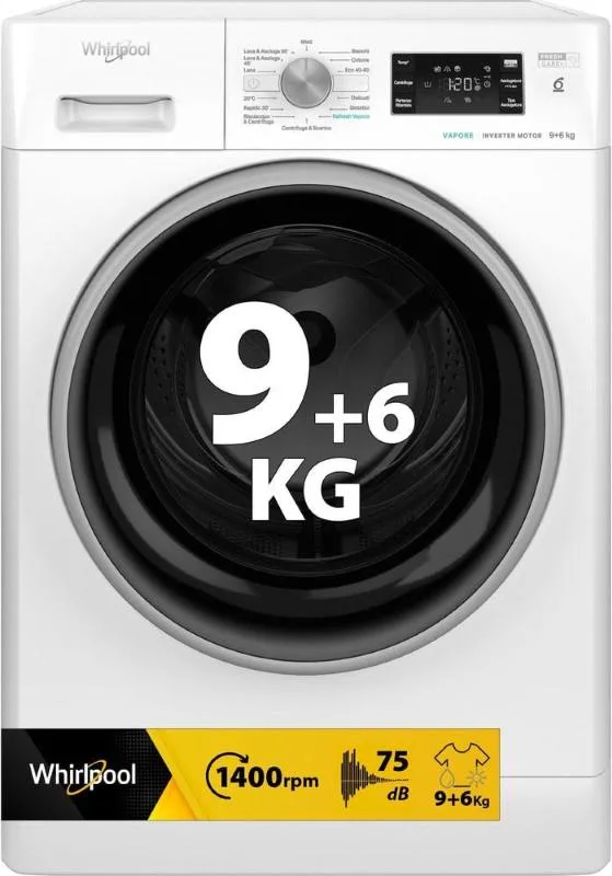 Whirlpool C/A-20 Lavasciuga 9/6 KG (Bianco)