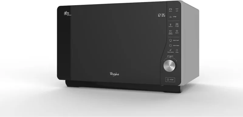 Whirlpool MWF 427 SL ExtraSpace Forno a Microonde con Grill 25 L 800 W Crisp Vapore Jet Start colore Argento
