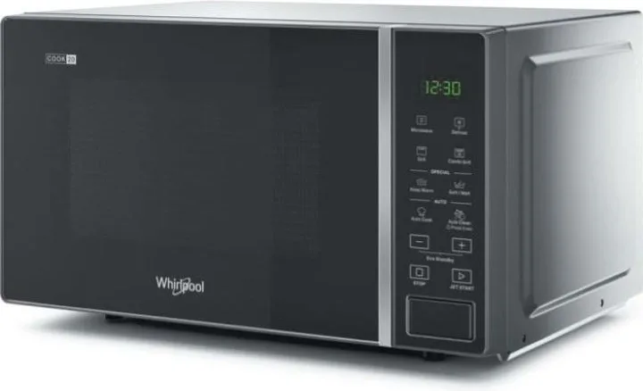 Whirlpool MWP 203 SB Cook20 Forno a microonde con grill 20 L 700 W grill quarzo 1000 W Jet Start Auto Cook colore Nero Argento