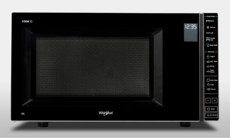 Whirlpool MWP303SB Cook30 Forno a microonde con grill 30 L 900 W Grill 1050 W 21 programmi Touch LCD colore Argento