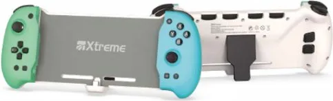 Xtreme Videogames 95641 Hand Stand Controller Wired Gamepad per Nintendo Switch con Connessione USB Type-C colore Verde e Blu