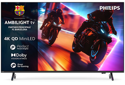 Philips 55MLED920 Ambilight TV 4K Ultra HD 55" QD MiniLED Smart TV 139 cm Titan OS (Nero)