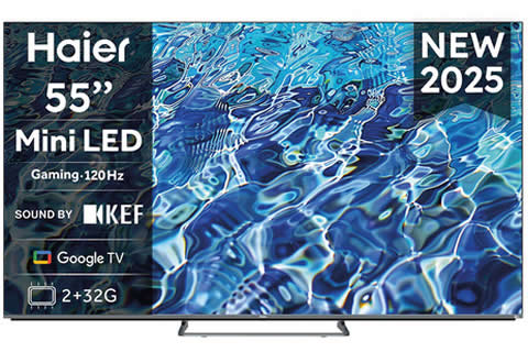 Haier H55M80FUX 4K Ultra HD 55" QD-Mini LED Smart TV Wi-Fi 139,7 cm (Nero)